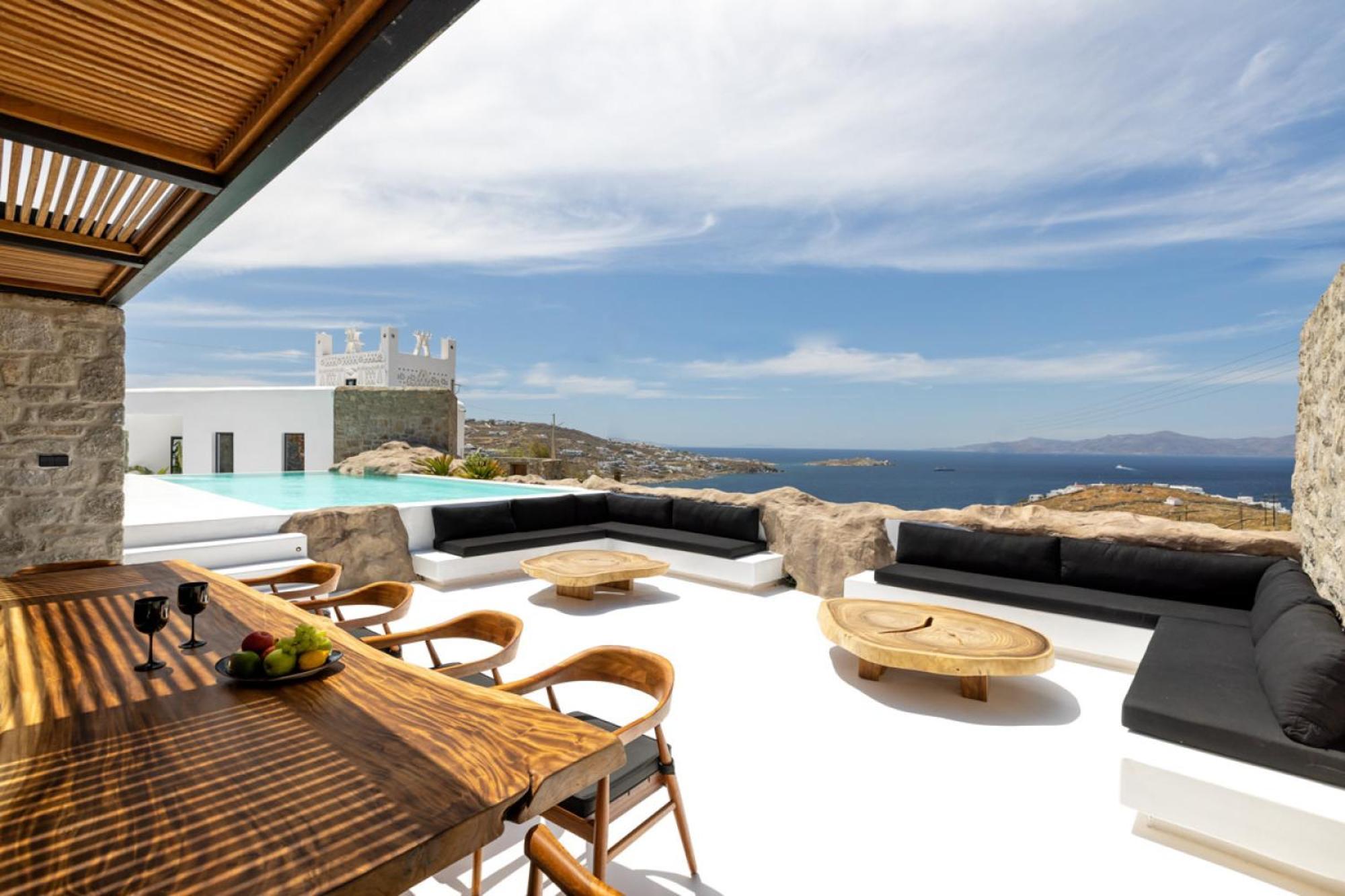 Villa Black With Cave Heated Pool Mykonos Town