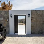 Mykonos Town Black Villa With Cave Heated Pool