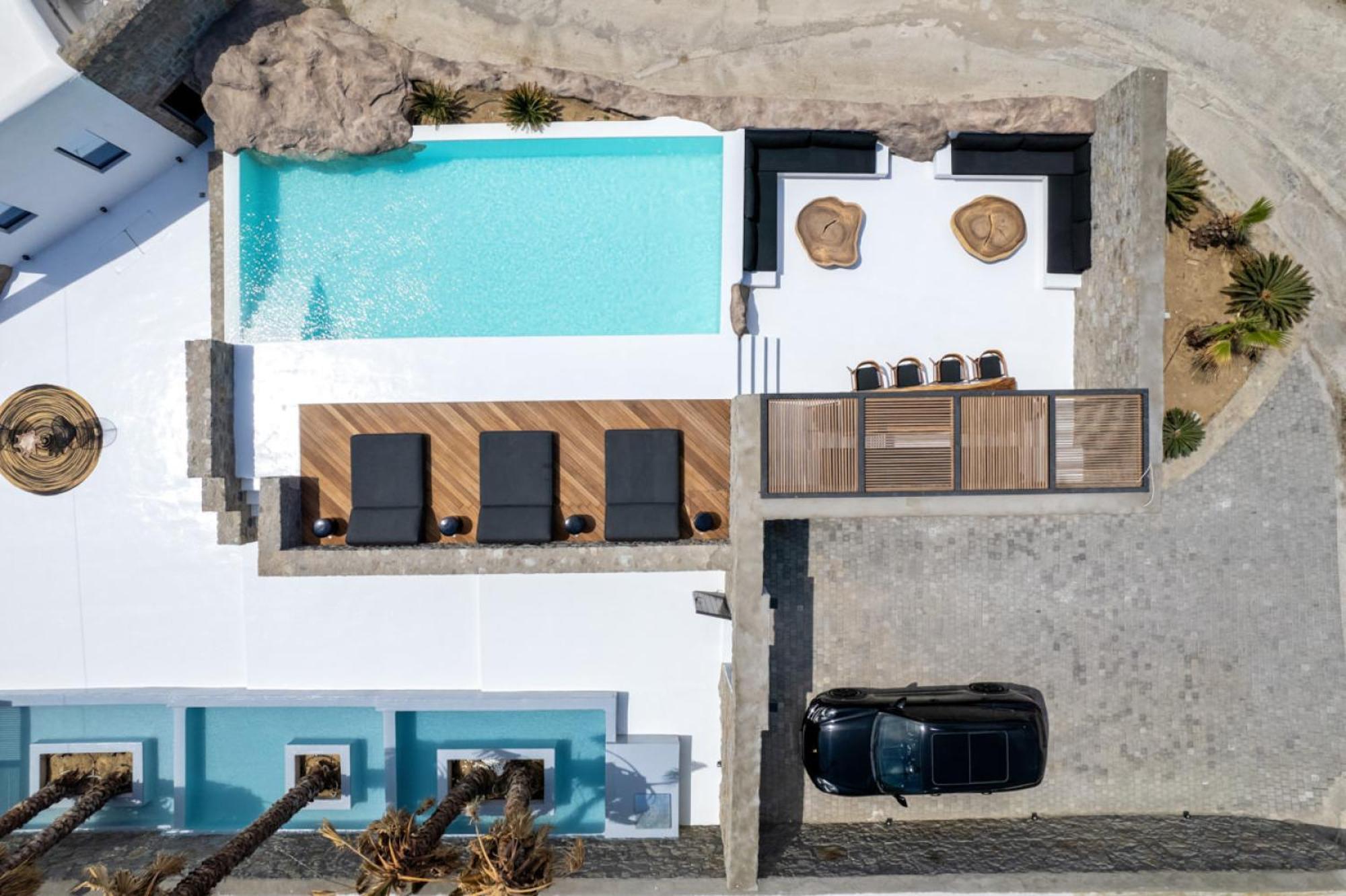 Black With Cave Heated Pool Villa