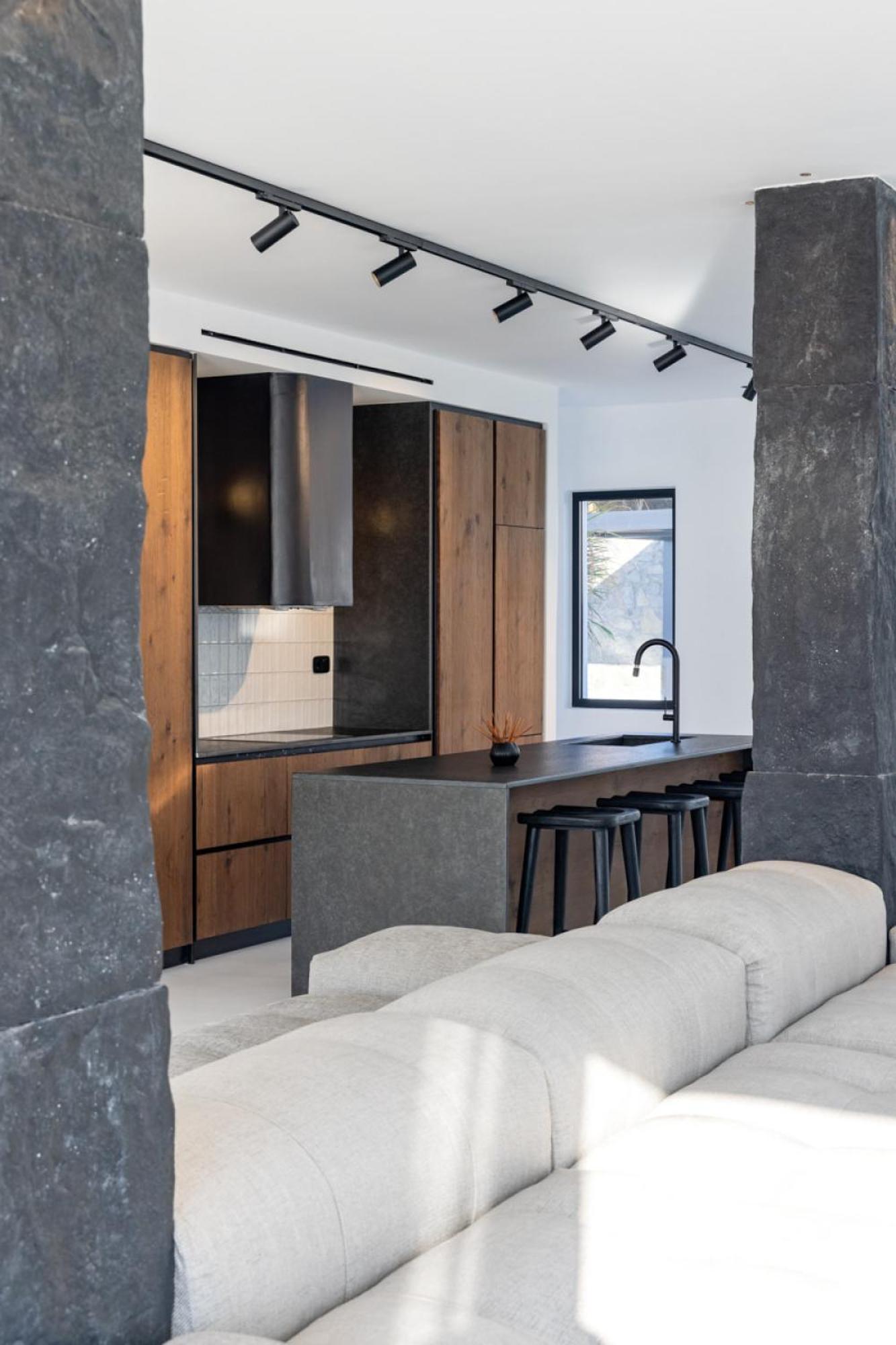 Villa Black With Cave Heated Pool Mykonos Town
