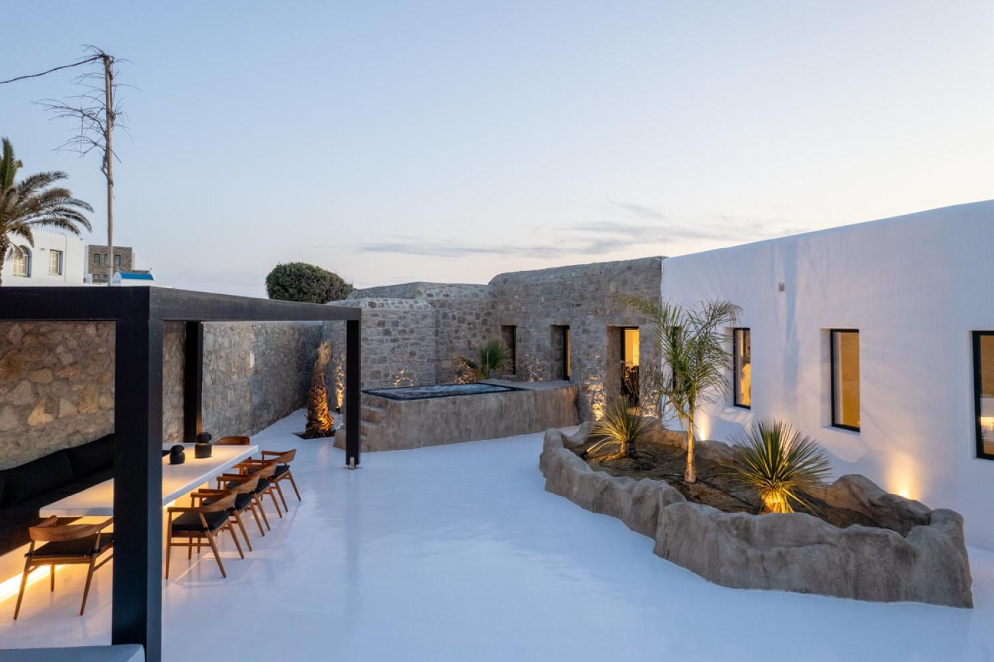 Villa Black With Cave Heated Pool Mykonos Town