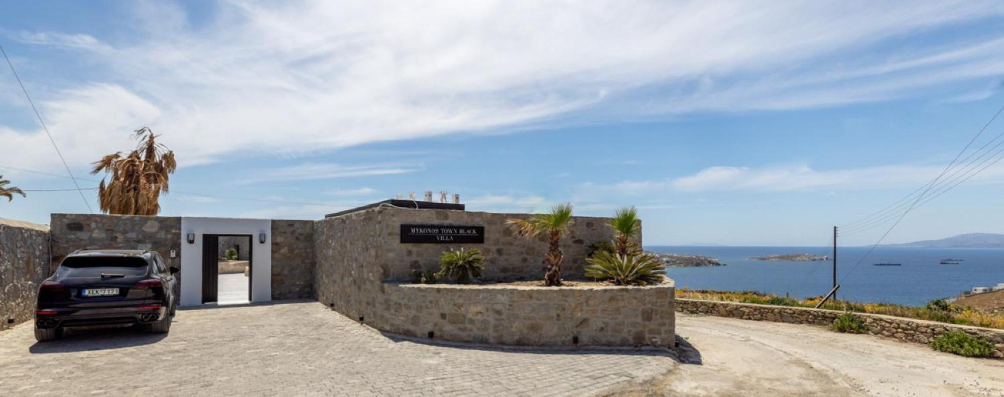 Villa Black With Cave Heated Pool Mykonos Town